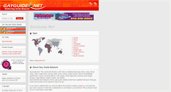 Desktop Screenshot of gayguide.net